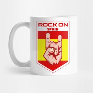 Rock On Spain State Flag Mug